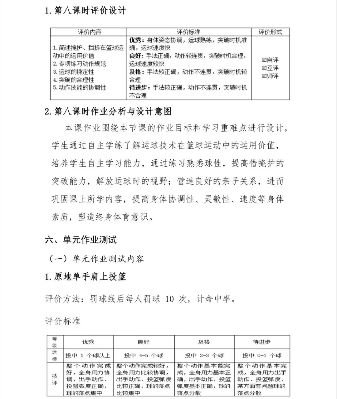 篮球一周训练计划方案表格_2